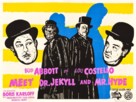 Abbott and Costello Meet Dr. Jekyll and Mr. Hyde - British Movie Poster (xs thumbnail)