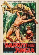 Elephant Stampede - Italian Movie Poster (xs thumbnail)