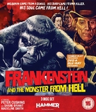 Frankenstein and the Monster from Hell - British Blu-Ray movie cover (xs thumbnail)