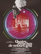 4 mosche di velluto grigio - French Movie Poster (xs thumbnail)