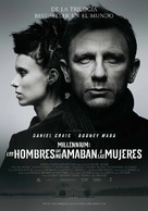 The Girl with the Dragon Tattoo - Spanish Movie Poster (xs thumbnail)