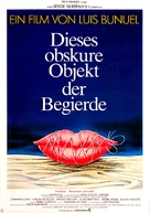 Cet obscur objet du d&eacute;sir - German Movie Poster (xs thumbnail)