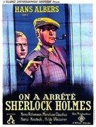 Der Mann, der Sherlock Holmes war - French Movie Poster (xs thumbnail)
