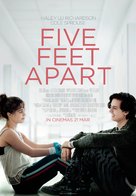 Five Feet Apart - Malaysian Movie Poster (xs thumbnail)