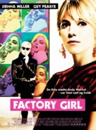 Factory Girl - Danish Theatrical movie poster (xs thumbnail)