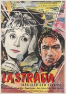 La strada - German Movie Poster (xs thumbnail)