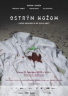 Ostr&yacute;m nozom - Slovak Movie Poster (xs thumbnail)