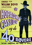 Forty Thieves - Danish Movie Poster (xs thumbnail)