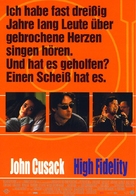 High Fidelity - German Movie Poster (xs thumbnail)