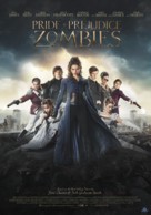 Pride and Prejudice and Zombies - Lebanese Movie Poster (xs thumbnail)