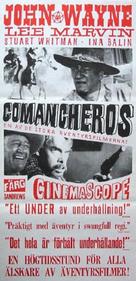 The Comancheros - Swedish Movie Poster (xs thumbnail)