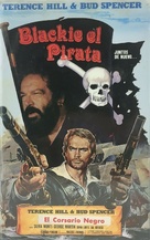 Il corsaro nero - Spanish VHS movie cover (xs thumbnail)