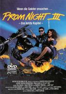 Prom Night III: The Last Kiss - German DVD movie cover (xs thumbnail)