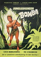 Bomba, the Jungle Boy - Danish Movie Poster (xs thumbnail)