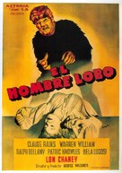 The Wolf Man - Spanish Movie Poster (xs thumbnail)