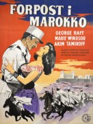 Outpost in Morocco - Danish Movie Poster (xs thumbnail)