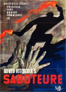 Saboteur - German Re-release movie poster (xs thumbnail)