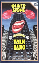 Talk Radio - Finnish VHS movie cover (xs thumbnail)