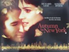 Autumn in New York - British Movie Poster (xs thumbnail)