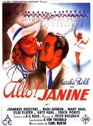 Hallo Janine! - French Movie Poster (xs thumbnail)