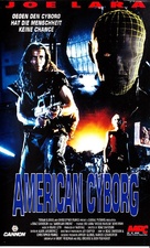 American Cyborg: Steel Warrior - German VHS movie cover (xs thumbnail)