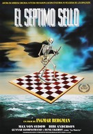 Det sjunde inseglet - Spanish Movie Poster (xs thumbnail)