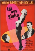 Let&#039;s Make Love - Swedish Movie Poster (xs thumbnail)