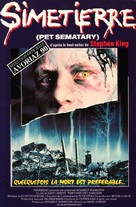 Pet Sematary - French VHS movie cover (xs thumbnail)