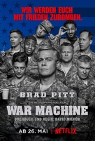 War Machine - German Movie Poster (xs thumbnail)