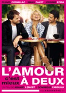 L&#039;amour, c&#039;est mieux &agrave; deux - Swiss Movie Poster (xs thumbnail)