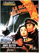 The World in His Arms - French Movie Poster (xs thumbnail)