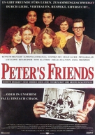 Peter&#039;s Friends - German Movie Poster (xs thumbnail)