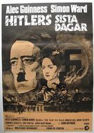 Hitler: The Last Ten Days - Swedish Movie Poster (xs thumbnail)