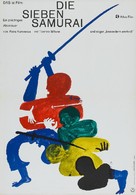 Shichinin no samurai - German Theatrical movie poster (xs thumbnail)