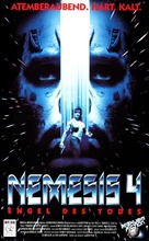 Nemesis 4: Death Angel - German VHS movie cover (xs thumbnail)