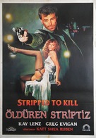 Stripped to Kill - Turkish Movie Poster (xs thumbnail)