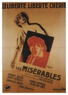 Les mis&eacute;rables - French Movie Poster (xs thumbnail)