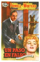 Take One False Step - Spanish Movie Poster (xs thumbnail)