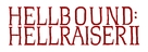 Hellbound: Hellraiser II - British Logo (xs thumbnail)