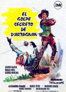 Il colpo segreto di d&#039;Artagnan - Spanish Movie Poster (xs thumbnail)