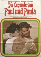 Die Legende von Paul und Paula - German Movie Poster (xs thumbnail)