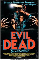 The Evil Dead - Dutch Movie Poster (xs thumbnail)