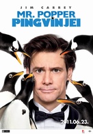 Mr. Popper&#039;s Penguins - Hungarian Movie Poster (xs thumbnail)