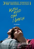 Call Me by Your Name - Estonian Movie Poster (xs thumbnail)