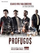 &quot;Pr&oacute;fugos&quot; - Chilean Movie Poster (xs thumbnail)