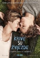The Fault in Our Stars - Bosnian Movie Poster (xs thumbnail)