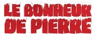 Le bonheur de Pierre - French Logo (xs thumbnail)
