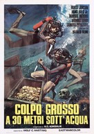 Ein toter Taucher nimmt kein Gold - Italian Movie Poster (xs thumbnail)