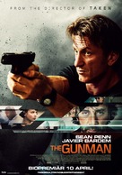 The Gunman - Swedish Movie Poster (xs thumbnail)