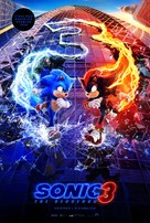 Sonic the Hedgehog 3 - Danish Movie Poster (xs thumbnail)